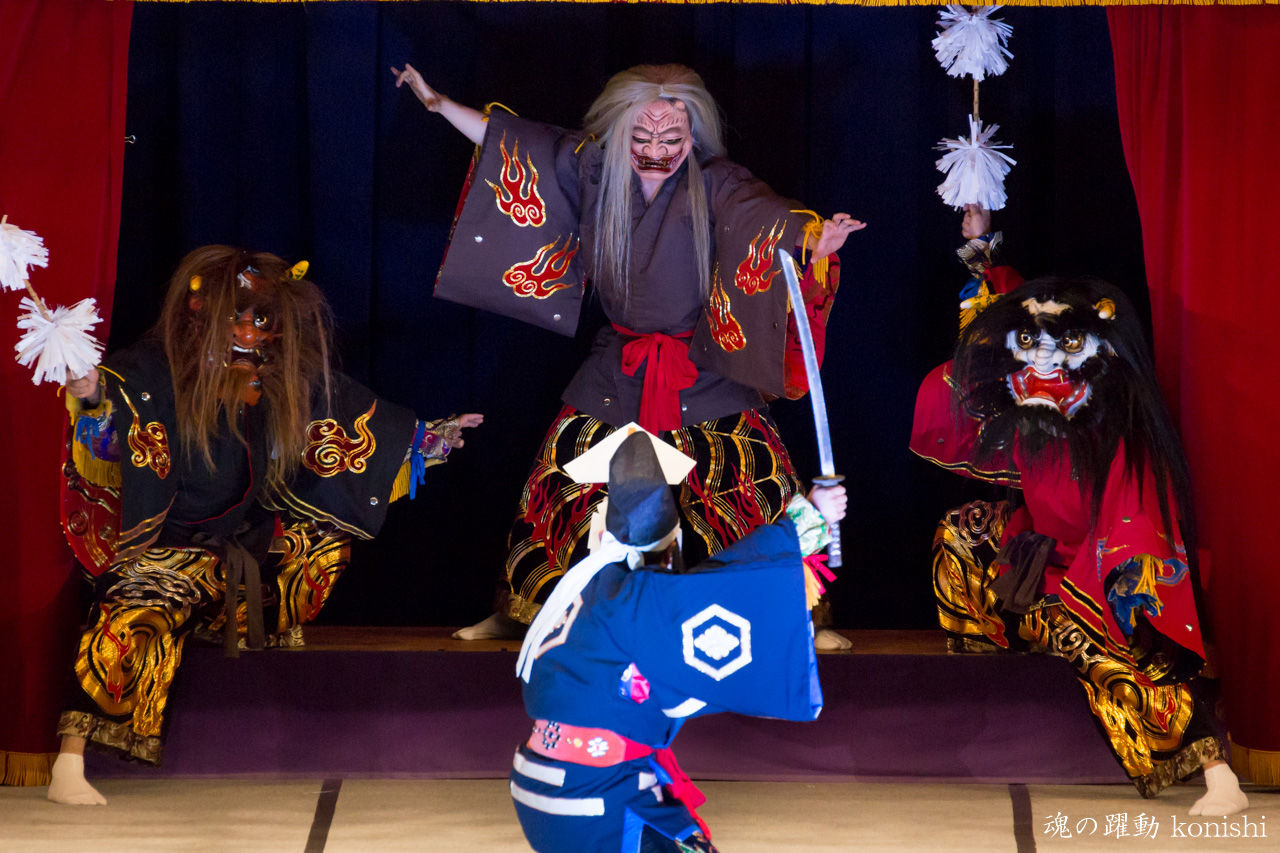 阿坂神楽団 羅生門 19年9月8日 とよひら神楽競演大会 魂の躍動 阿坂神楽団 羅生門 19年9月8日 とよひら神楽競演大会 魂の躍動