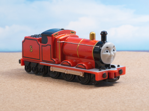 きかんしゃトーマス　ミニカー　1988年　レッド　レア レビュー 「きかんしゃトーマス」ロングタイプトミカ No.142