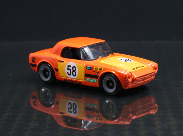 版画作品　　S800レーシング レビュー ホットウィール ホンダ S800 レーシング : ミニカー沼