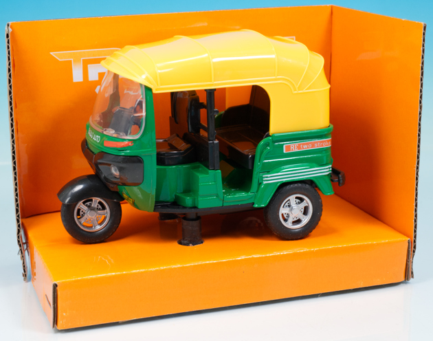 レビュー TOMMYFIELD 1/14スケール 3輪ミニカー トゥクトゥク
