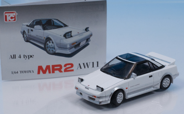 レビュー トイズキャビン カプセルトイ 1/64 TOYOTA MR2 AW11 : ミニカー沼