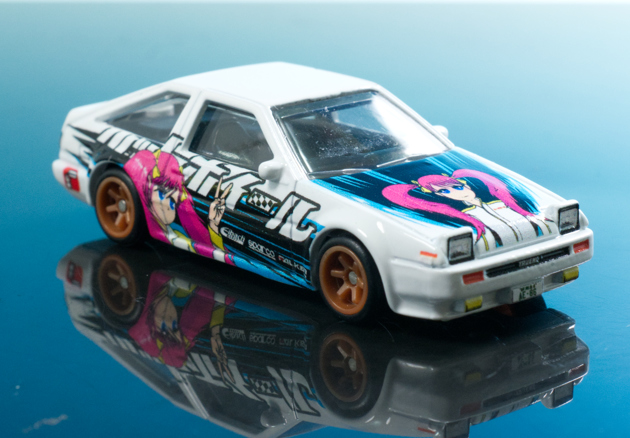 ホットウィール トヨタ スプリンタートレノ AE86 痛車 ハチロク 頭文字