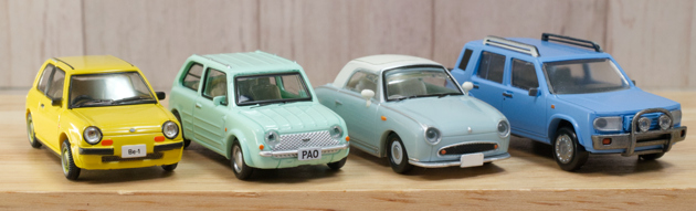 レビュー アオシマ カプセルトイ 1/64 Nissan PAO コレクション レビュー アオシマ カプセルトイ 1/64 Nissan PAO コレクション