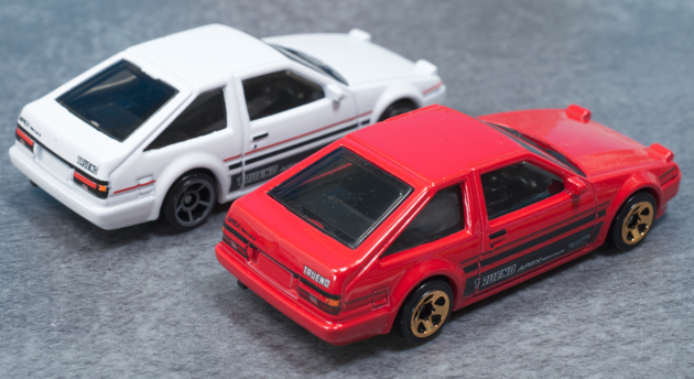 レビュー ホットウィール トヨタAE86スプリンター・トレノ（2022 赤