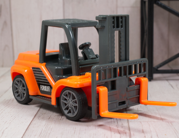 フォークリフト ミニカー 9 当時物 ダイヤペット トヨタフォークリフト