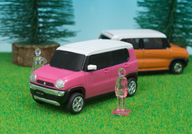 レビュー スズキ歴史館 スズキ ハスラー オリジナルプルバックカー