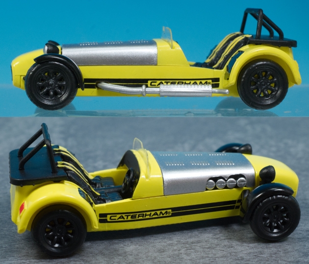 CATERHAM SUPER SEVEN ミニカー レビュー タカラトミーアーツ ホビーガチャ CATERHAM SUPER SEVEN 1/43