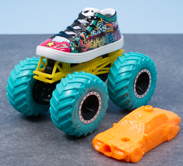 レビュー ホットウィール モンスタートラック スニーカーヘッド
