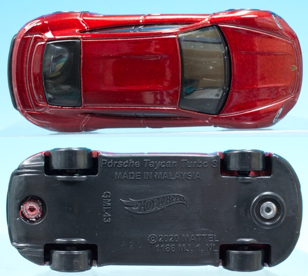MINIGT トミカ改造 ポルシェ タイカン 赤☆ ホットウィール MINIGT トミカ改造 ポルシェ タイカン 赤☆ ホットウィール