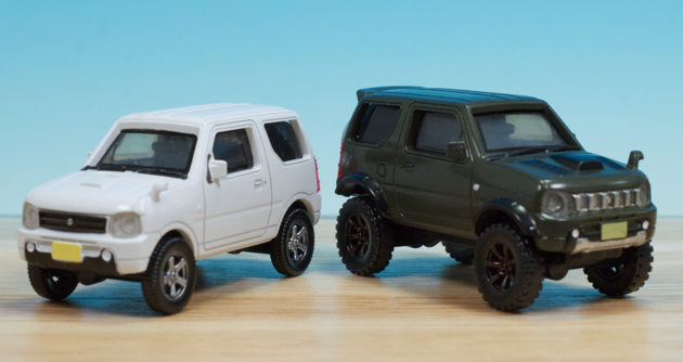 レビュー ビーム カプセルトイ 1/64 SUZUKI ジムニー JB23