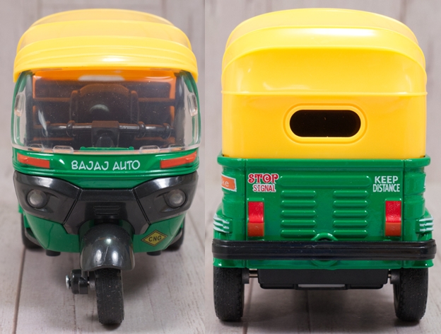 レビュー TOMMYFIELD 1/14スケール 3輪ミニカー トゥクトゥク