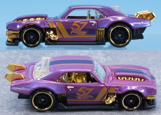 HW コレクターズナショナルズ限定　カスタムカマロ　レア！　ピンク Amazon.co.jp: Hot Wheels 2019 Treasure Hunt Hw Art Cars 9/10