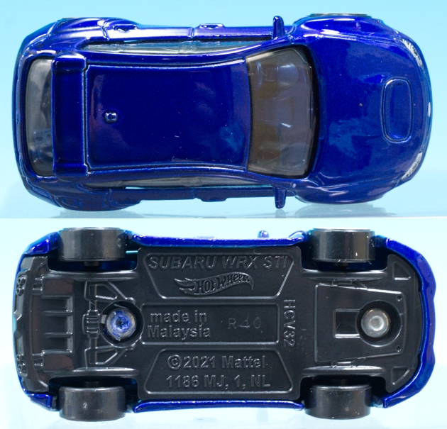 レビュー ホットウィール スバル WRX STI : ミニカー沼