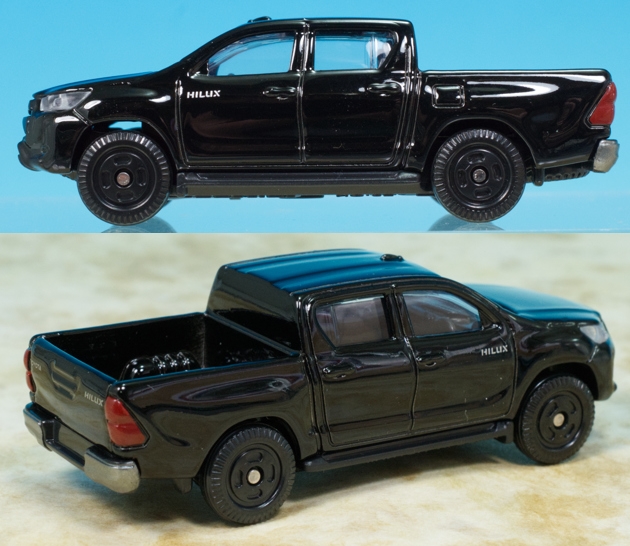 美品　ハイラックスミニカー ◉新車◉忠実◉ トヨタ ハイラックス No.67 トミカ 新車 1/70