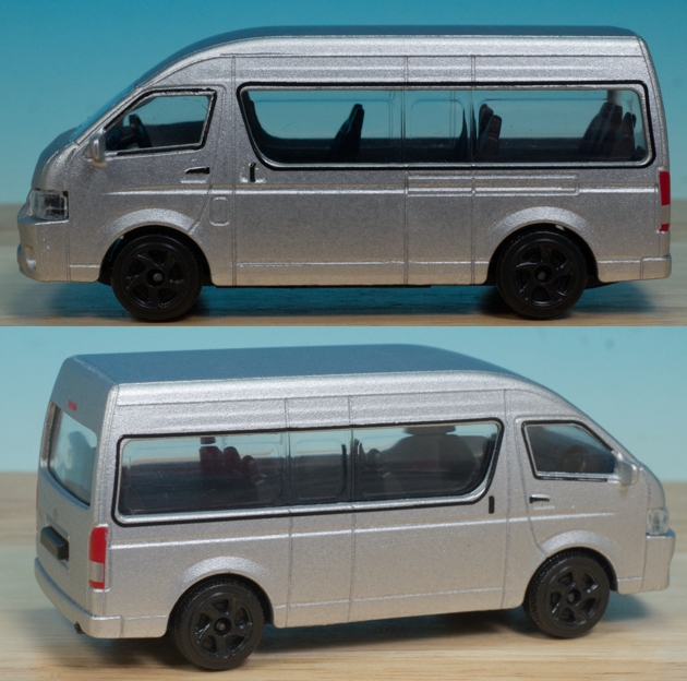 gallerytanaka - TOYOTA HIACE White/Silver W Majorette F-7674