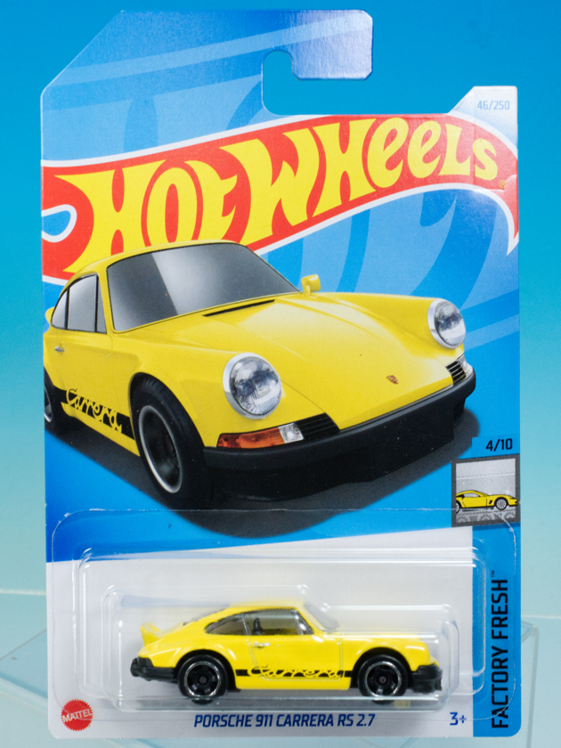 レビュー ホットウィール ポルシェ 911 カレラ RS 2.7(イエロー レビュー ホットウィール ポルシェ 911 カレラ RS 2.7(イエロー