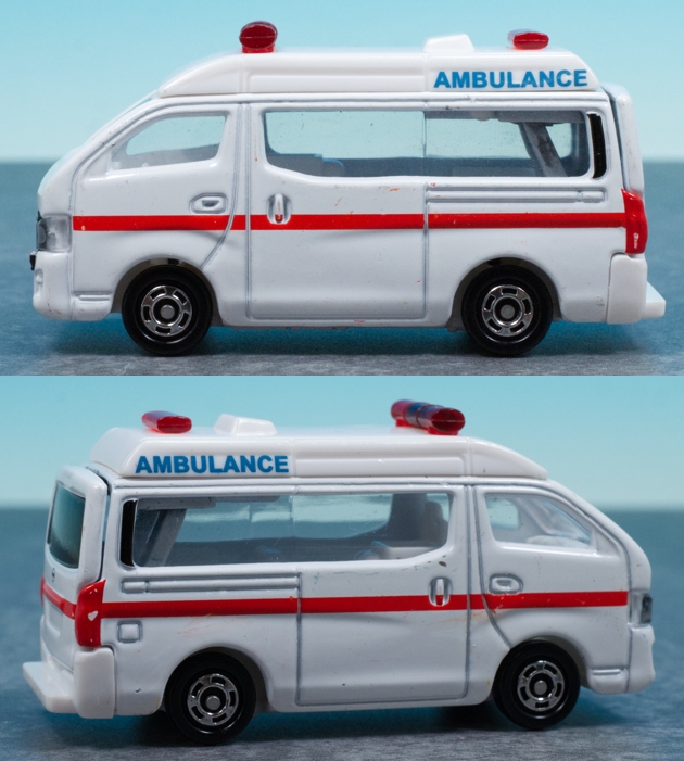 レビュー トミカ No.18 日産 NV350 キャラバン 救急車 : ミニカー沼