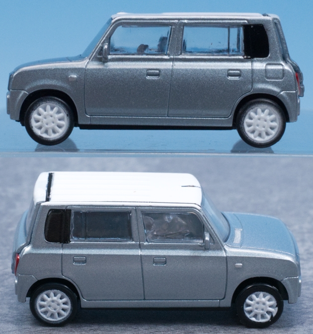 レビュー スタンド・ストーンズ カプセルトイ 1/64PLUS スズキ ラパン