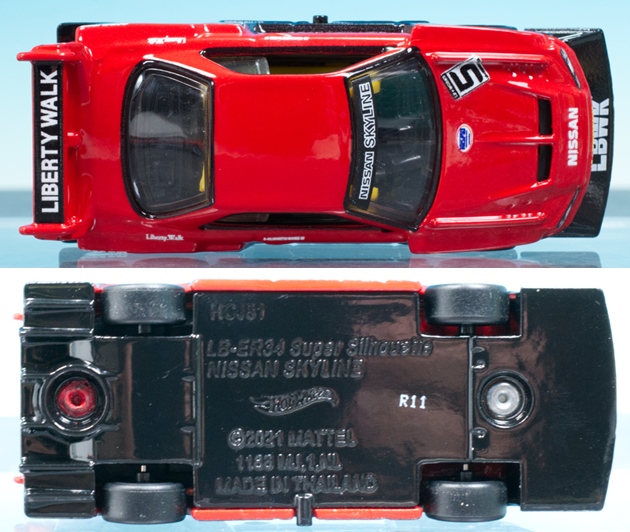 HOT WHEELS LBWK SUPER SILHOUETTE NISSAN SKYLINE GT-R R34
