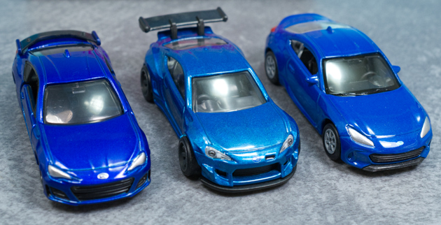 レビュー ホットウィール プレミアム2パック パンデム スバル BRZ