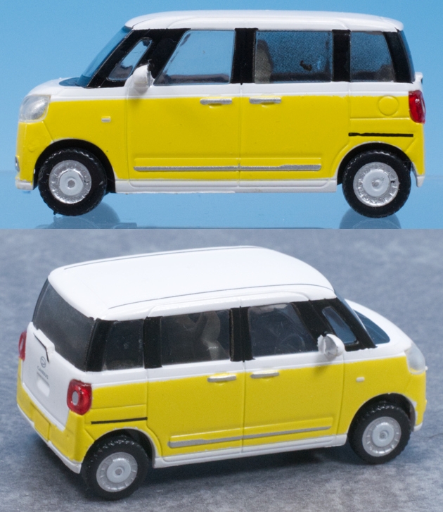 レビュー トイズキャビン カプセルトイ 1/64 ダイハツ ムーヴ