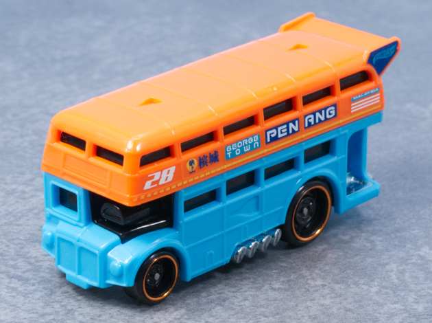 レビュー ホットウィール トラブルデッカー（二階建てバス） : ミニカー沼