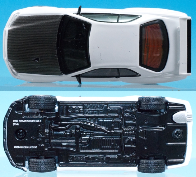 レビュー MINI-GT 1/64 日産スカイラインGT-R R34 VスペックⅡ N1