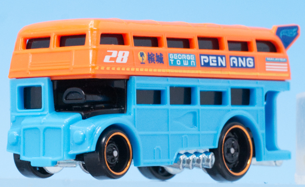 レビュー ホットウィール トラブルデッカー（二階建てバス
