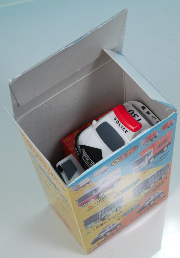 レビュー エフトイズ食玩 のりものこれくしょん10 パトカー