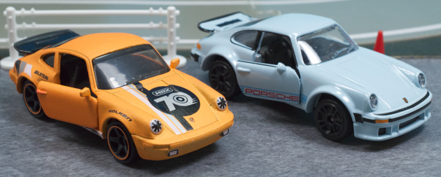 1974 Hot Wheels Porsche 911 Yellow Base Model Die Cast Car