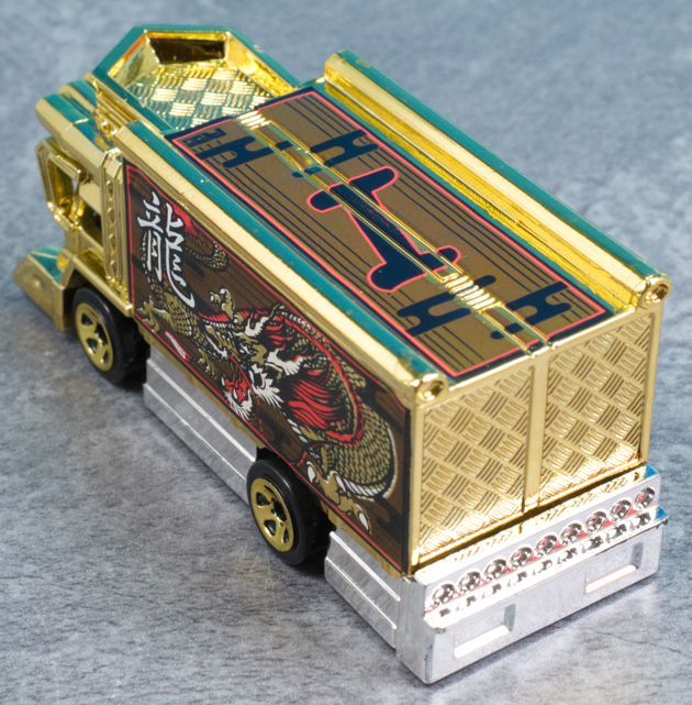 レビュー ホットウィール デコトラ ライジン・エクスプレス（ゴールド