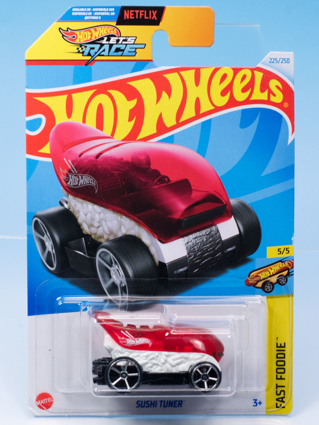 ホットウィール(8点) マグロ×4、サーモン×4 #寿司、謎車、スシ レビュー ホットウィール スシ・チューナー : ミニカー沼