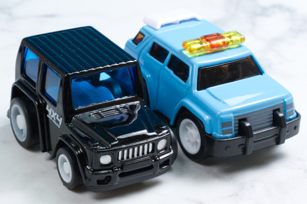 レビュー 100均ダイソー ミニ合金車（デフォルメプルバックカー