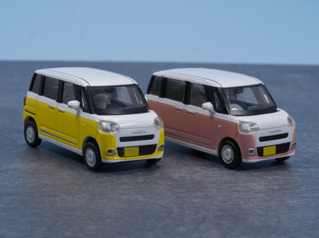 レビュー トイズキャビン カプセルトイ 1/64 ダイハツ ムーヴ