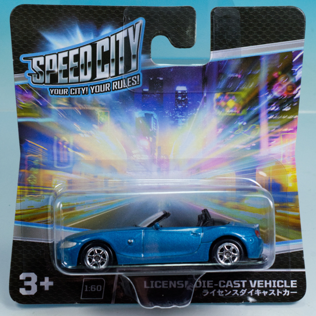 BMW Z4 メタリックブルー 1/18 ミニカー オープンカー レビュー スピードシティ(WELLY)BMW Z4 : ミニカー沼