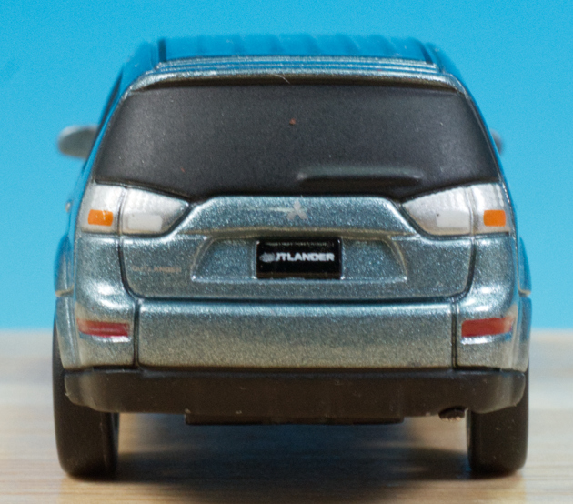 レビュー ノベルティ 1/64 三菱アウトランダー プルバックカー