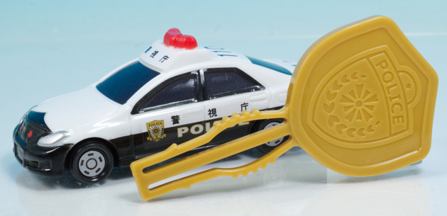 ハッピーセットトミカ　トヨタクラウンパトカー 赤色灯が飛び出す！ トミカ ハッピーセットトヨタ クラウン