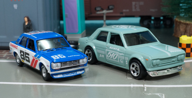 1971 '71 BRE DATSUN 510 #35 #46 CHROME EDITION 2 PACK