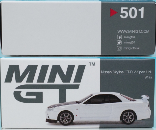 レビュー MINI-GT 1/64 日産スカイラインGT-R R34 VスペックⅡ