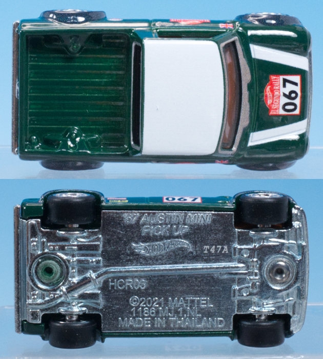 レビュー ホットウィール プレミアム2パック モーリス ミニ/'67