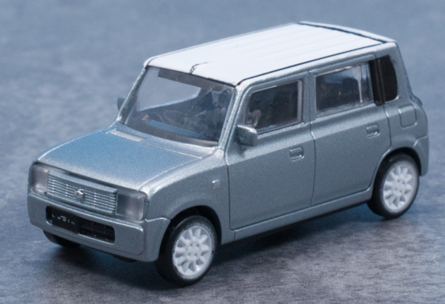 レビュー スタンド・ストーンズ カプセルトイ 1/64PLUS スズキ ラパン