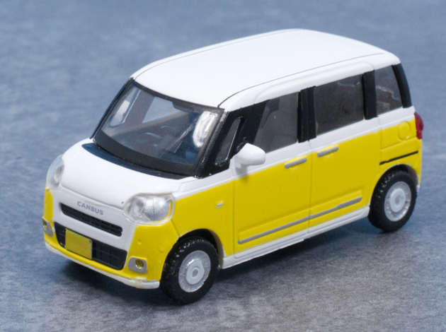 レビュー トイズキャビン カプセルトイ 1/64 ダイハツ ムーヴ