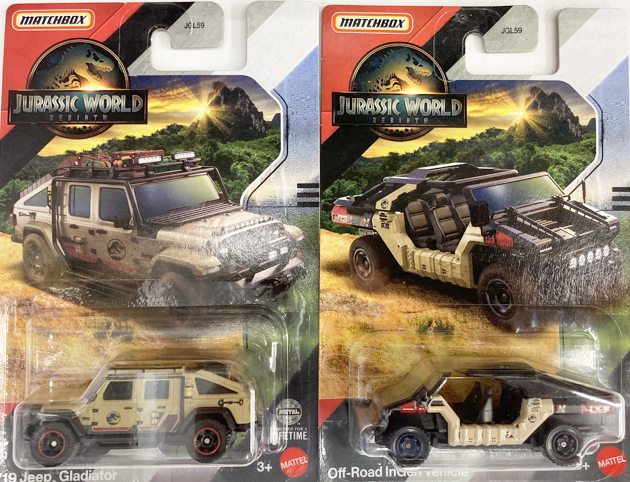 マッチボックス ジュラシック・ワールド 4台セット ラスト1点!! マッチ
