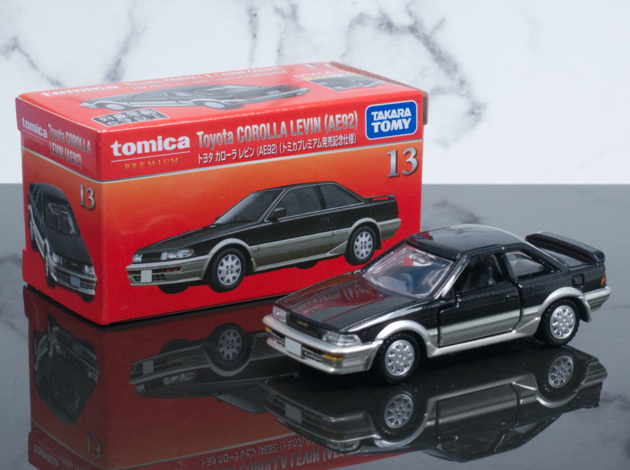 トヨタ ESTIMA LUCIDA テレホンカード　使用済み レビュー トミカプレミアム 13 トヨタ カローラ レビン（AE92）（発売