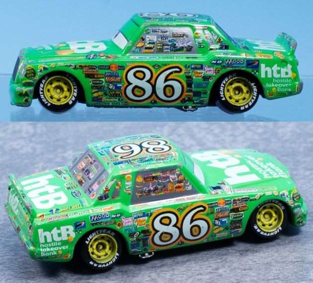チック ヒックス team htb crew カーズ ミニカー チック