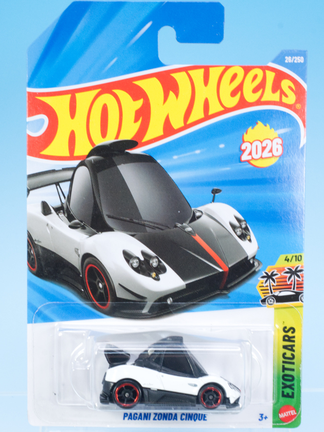 レビュー ホットウィール パガーニ・ゾンダ・チンクエ（トューンド