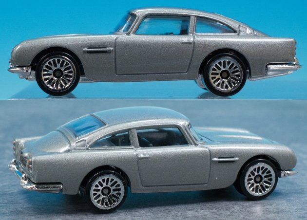 ホットウィール プレミアム 007 アストンマーティン DB5 銃痕Ver
