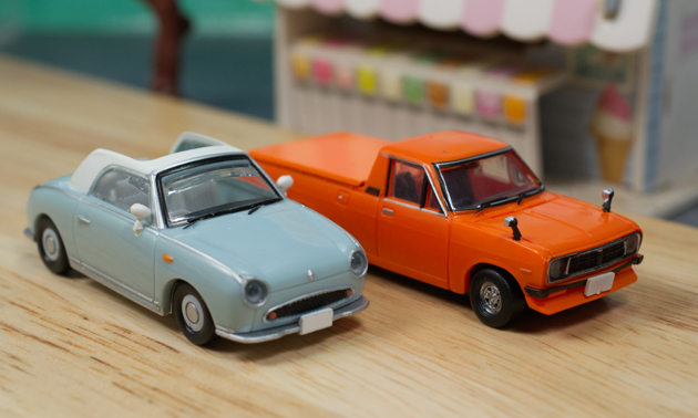 レビュー トイズキャビン カプセルトイ 1/64 日産 サニー