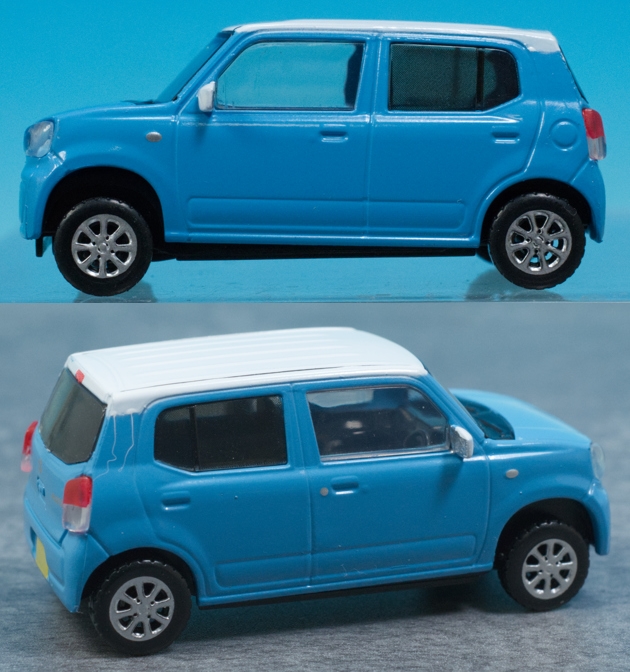 レビュー トイズキャビン カプセルトイ 1/64 SUZUKI アルト