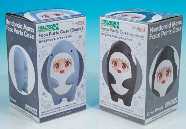 レビュー ねんどろいどもあ きぐるみフェイスパーツケース サメ/シャチ